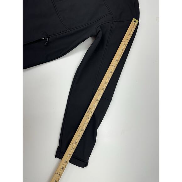 Free Country Mens Jacket Size Small 34-36 Black Fleece Lined Zip Up Soft Shell - Picture 12 of 14